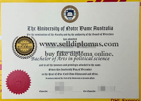 Buy university of notre dame australia diploma.