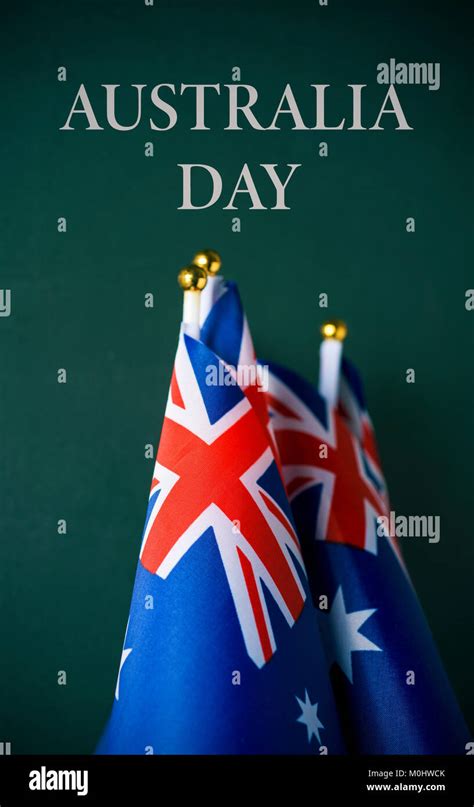 Australia day flag hi-res stock photography and images - Alamy