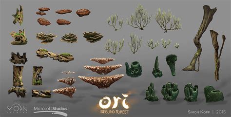 Ori and the Blind Forest - Ginso Tree Assets by acapulc0 on DeviantArt