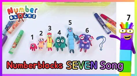 [요일송] 넘버블럭스 노래 따라하기 Numberblocks Seven Song | Learn to Count | Sing-along - YouTube