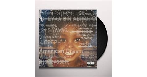 21 Savage American Dream Vinyl Record