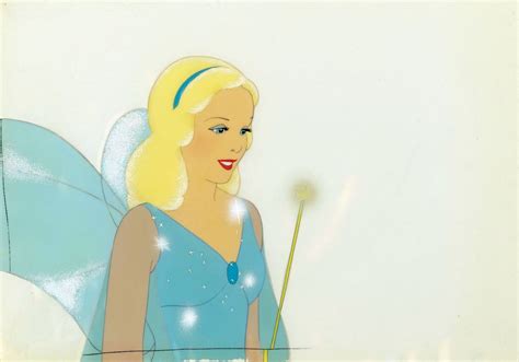 Walt Disney’s "Pinocchio" The Blue Fairy production Animation cel ...