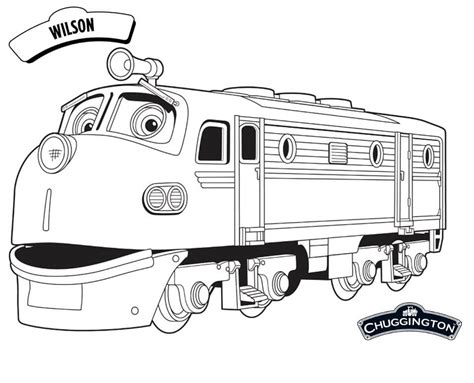 Wilson in Chuggington Coloring Page - Free Printable Coloring Pages for Kids