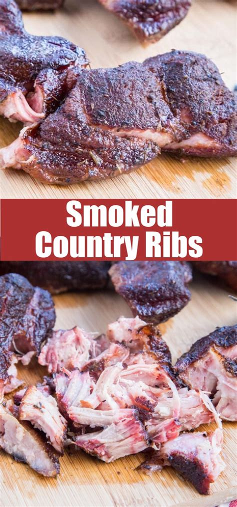 Smoked Country Style Ribs - Dinners, Dishes, and Desserts