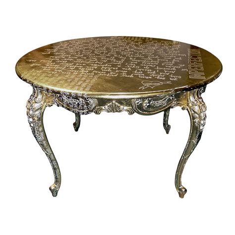 Gold Dining Table - Maison 24