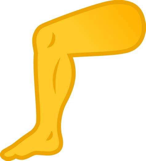 "leg" Emoji - Download for free – Iconduck