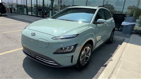 2023 Hyundai Kona Electric in Mirage Green - Exclusive Mirage Green ...