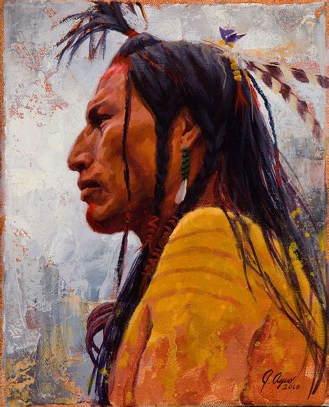 Lakota Gaze | Lakota Warrior Painting | James Ayers | Native american paintings, Native american ...