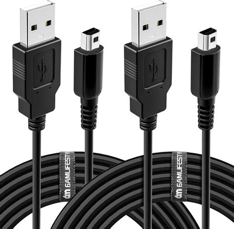 Amazon.com: 6amLifestyle [2 Pack] 4FT 3DS 2DS DSi Charger Cable Power ...