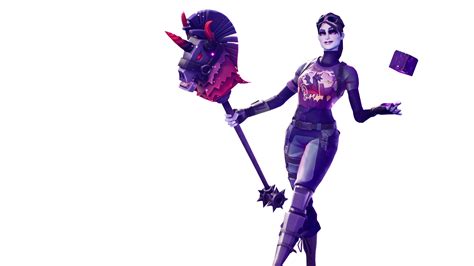 Fortnite Dark Bomber Skin with Cube in her Hands PNG Image - PurePNG | Free transparent CC0 PNG ...