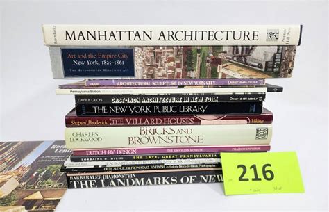 Collection Of Books On New York City History & Architecture