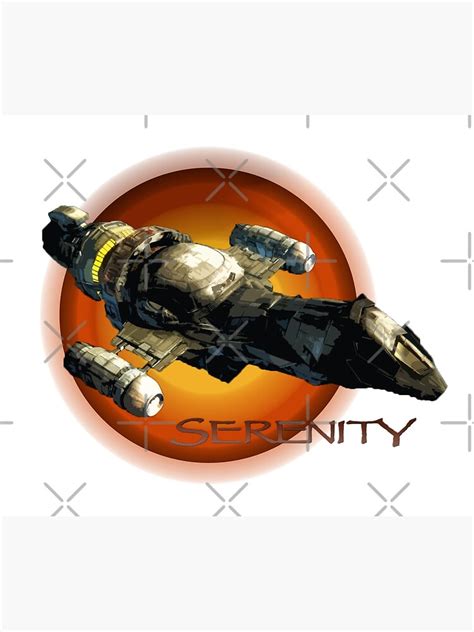 "Firefly - Serenity Spaceship" Poster by anklebiter47 | Redbubble