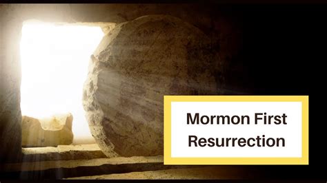 Mormon First Resurrection: What does the Book of Mormon really say? - YouTube