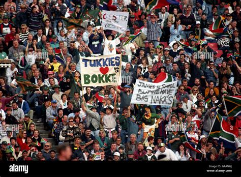 Rugby world cup 1995 south africa v western samoa hi-res stock ...