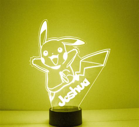 Anime Night Light LED Gaming Fan Lamp Custom Made Light Up | Etsy