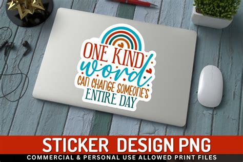 One Kind Word Can Change Stickers PNG