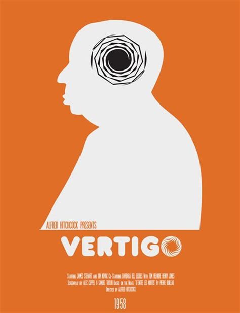 (a) The Vertigo film poster, made by Saul Bass; (b) Poster of the same ...