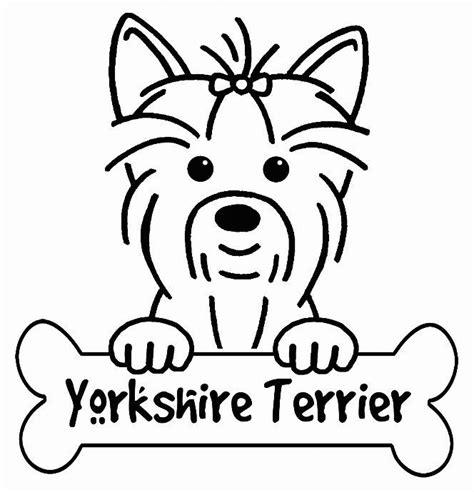 Yorkie Coloring Pages - Best Coloring Pages For Kids | Yorkshire ...