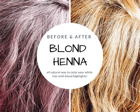 Blonde Henna Hair Recipe To Cover Grays - Organic Beauty Recipes