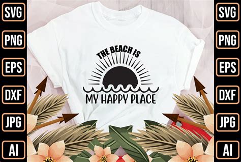 The Beach is My Happy Place Graphic by Creative Studio20 · Creative Fabrica