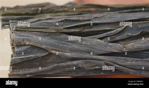 Stack of Konbu Stock Photo - Alamy