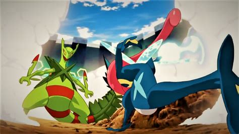 Mega Sceptile vs Ash-Greninja by Pokemonsketchartist on DeviantArt