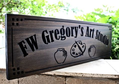 CWD: Art Studio Sign-Family Sign -Wedding Sign-Marriage Sign-Custom sign-Personalized Wood Sign ...