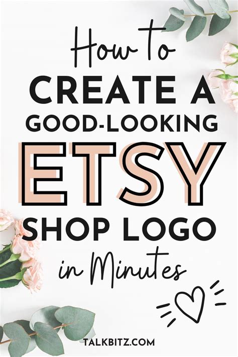 How to Make a Small Business Logo (The Easiest Way) - TalkBitz | Etsy shop logo, Etsy logo ...