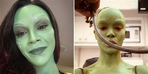 Zoe Saldana Avatar Makeup