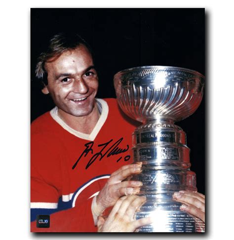 Guy Lafleur Montreal Canadiens Autographed Stanley Cup 8x10 Photo ...