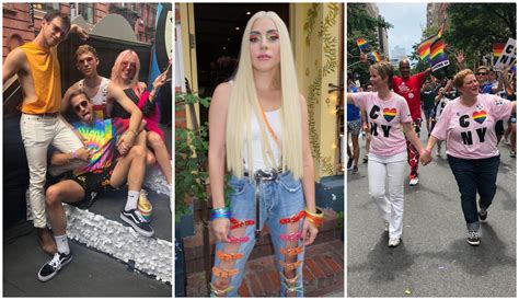 PICS: Celebrities step out for the 2018 Pride Parade in New York City - Goss.ie