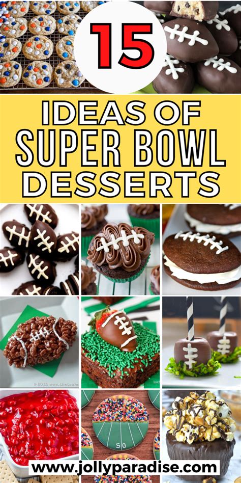 15 Easy Super Bowl Desserts - Jolly Paradise