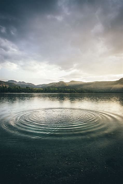 HD wallpaper: landscape of a lake, ripple, water, lakeside, nature ...