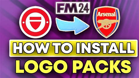 How to Install Logo Packs on FM24 - YouTube