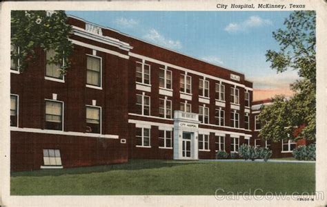 City Hospital McKinney, TX Postcard