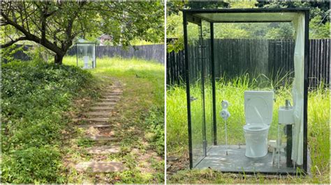Only in Japan - Enclosed in a glass cubicle in a 2,152-square-foot flower garden this has to be ...