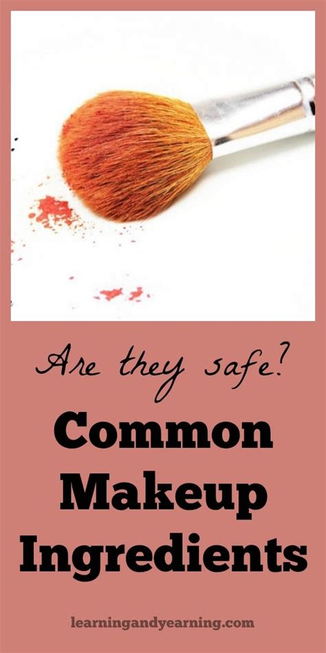 Common Makeup Ingredients: Are They Safe? | Makeup ingredients, Natural ...