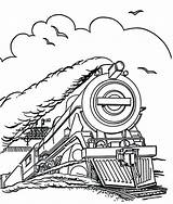 Steam Locomotive Coloring Page At GetColoringscom  Free Printable sketch template