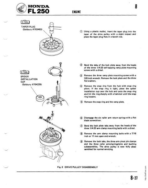 1980-1981 Honda Odyssey FL250 Shop Manual image 3 preview