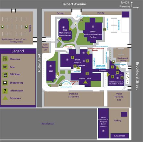 City Of Hope Duarte Campus Map