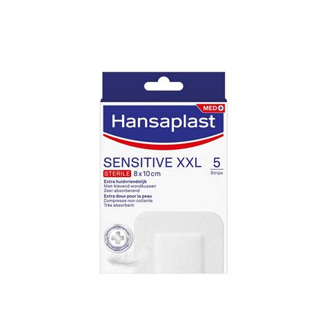 Buy Hansaplast Med+ Sensitive XXL Sterile Plasters x5 · USA