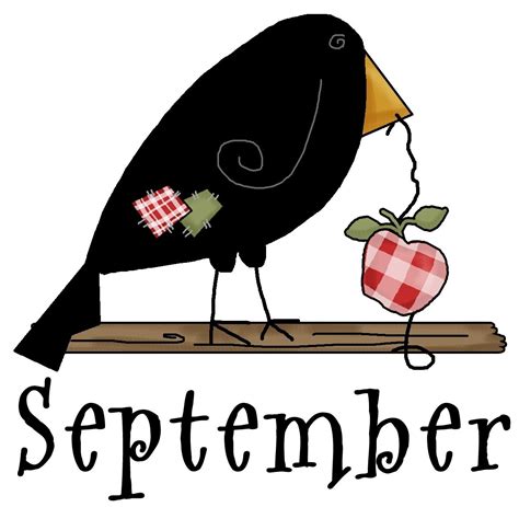 September Clip Art Free Printable | Best Calendar Example