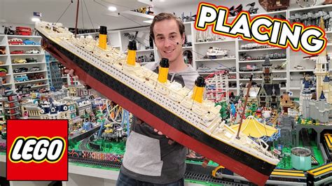 Placing the LEGO TITANIC! Epic New Display! - YouTube