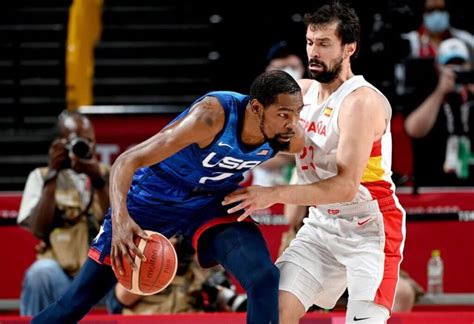 2021 Olympics: Kevin Durant leads U.S. past Ricky Rubio, Spain in ...