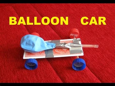 How to make a balloon powered car - SCIENCE PROJECT - YouTube