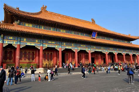 Hall of Supreme Harmony Profile at Forbidden City in Beijing, China ...