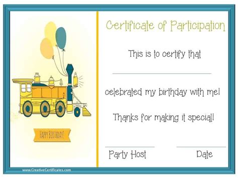 Thank you for coming to my party - Free Custom Printables