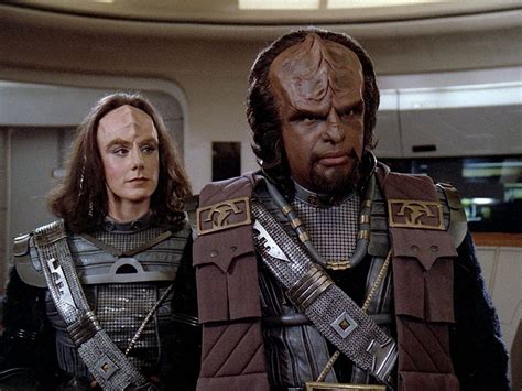 Key'lar and Worf, THE EMISSARY | Star trek tv, Star trek klingon, Star trek