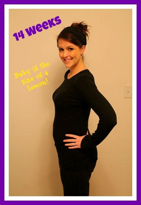 14 Weeks Pregnant Baby Bump - Sweet Tooth Sweet Life