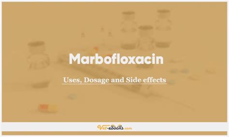 Marbofloxacin Dose For Dogs & Cats | Vet Drugs List